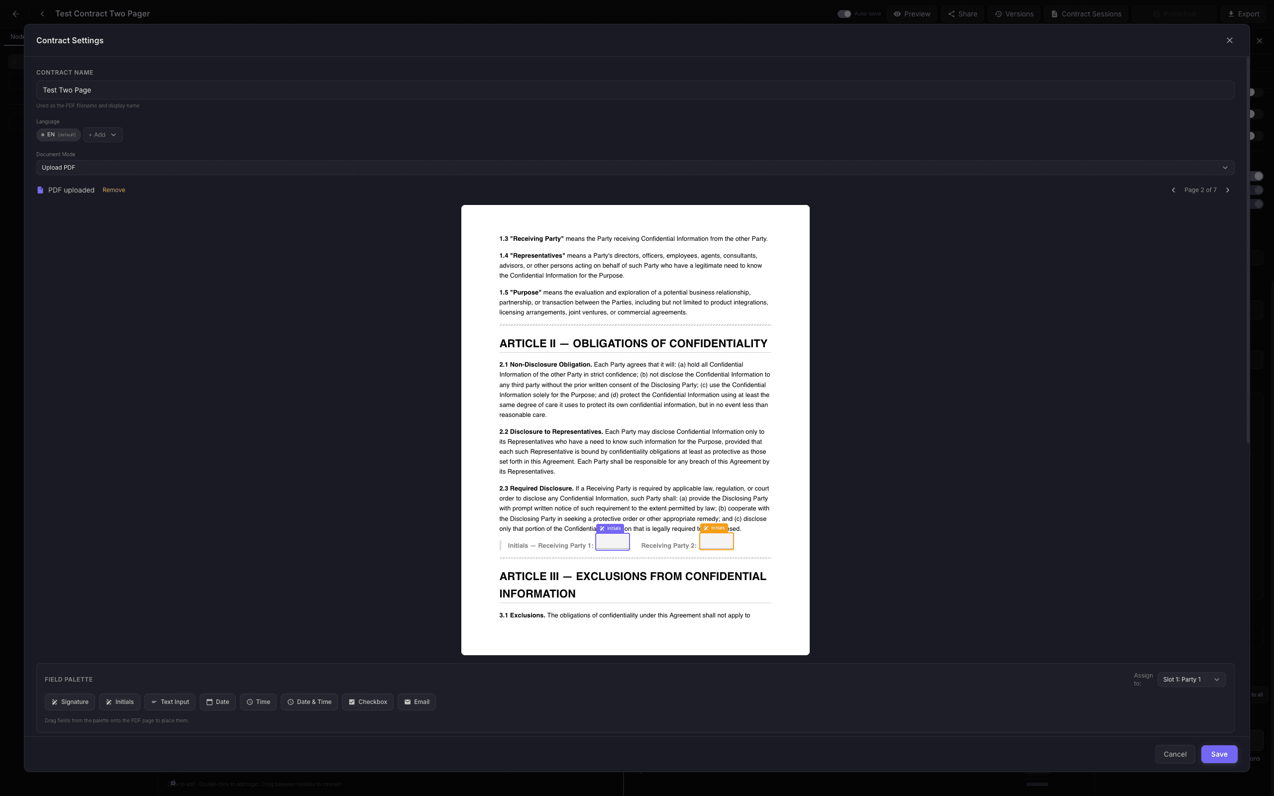 NueSign™ — توقيعات إلكترونية متعددة الموقعين