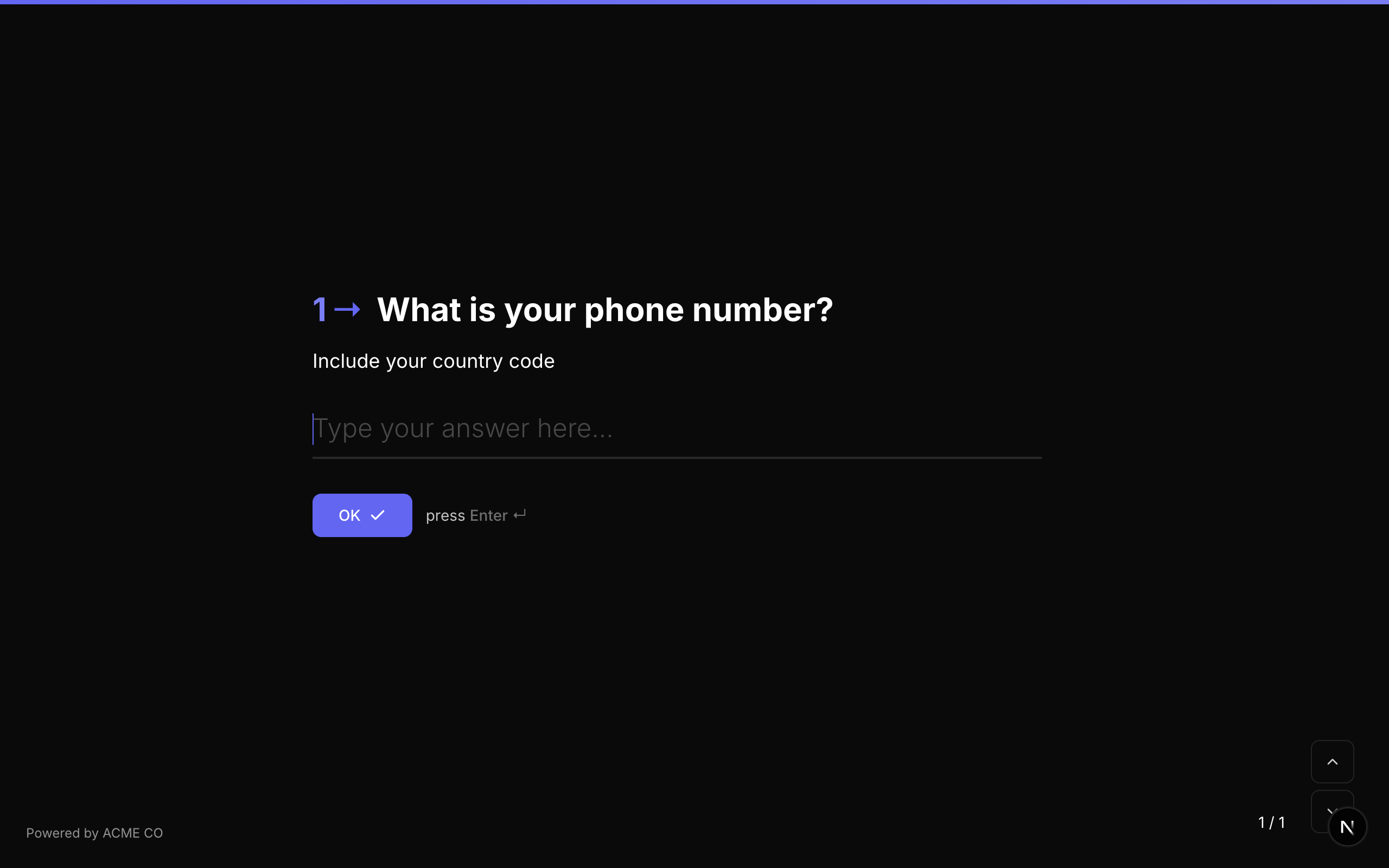 Phone Number Question
